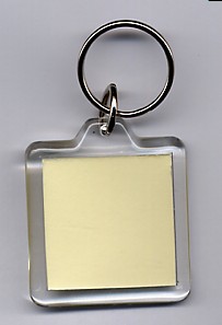 Porte clefs vide ( 3cm x 3 cm)