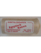 Coton égyptien 120/2 Ecru 1000m