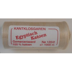 Coton égyptien 120/2 Ecru 1000m