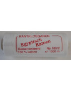 Coton égyptien 185/2 blanc optique 1000 m