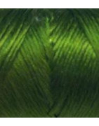 Soie ovale ref:2125 vert basilic 30m