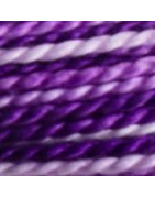 Coton Perlé n°12 écheveau de 300 m violet-dégradé 52