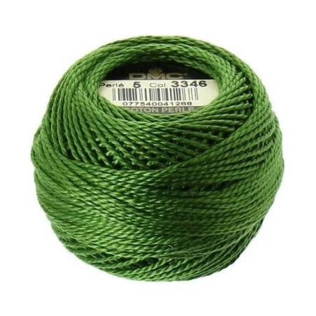 Coton perlé n°5 Vert 3346
