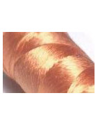 Soie ovale ref:2621 Orange Pastel 30m