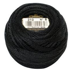 Coton perlé n°12 noir