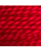 Coton Perlé n°12 écheveau de 300 m  Rouge Bordeaux 321