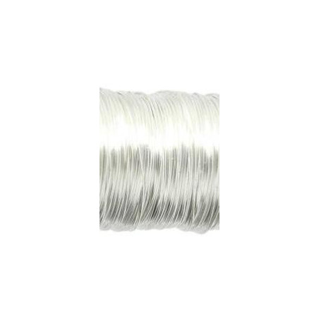 Fil Déco Verni 0,3 mm Argenté 50 m