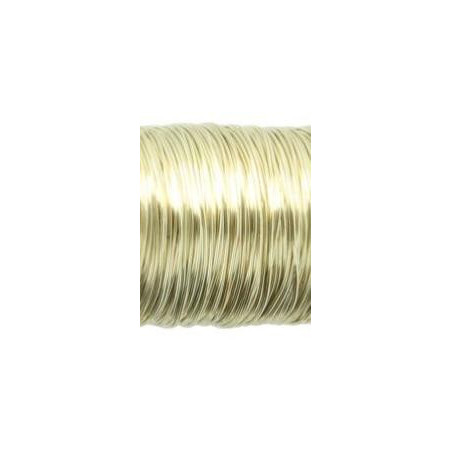 Fil Déco Verni 0.3 mm Champagne 50 m
