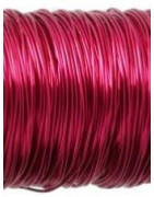 Fil Déco Verni 0,3 mm Fuchsia 50 m