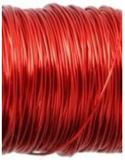 Fil Déco Verni 0,3 mm Rouge 50 m