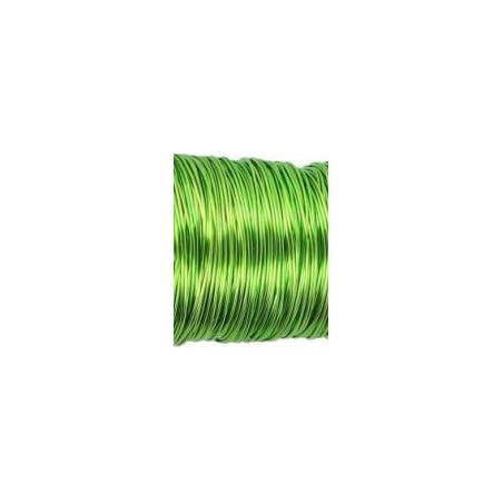 Fil Déco Verni 0,3 mm Vert Pomme 50 m