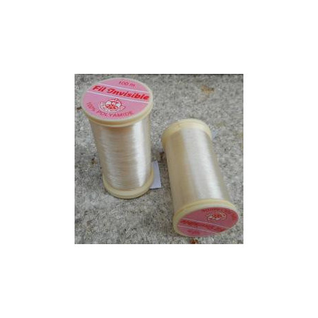 Fil invisible 130 deniers 100% polyamide 100m