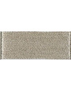 Fil à Broder DMC métallisé Diamant Argent Clair D168 35 m