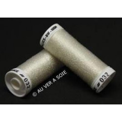 Fil métallisé Au Sextant blanc 32