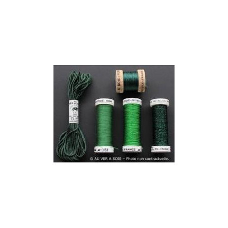 Pack Découverte Au Ver à Soie Gobelins et Surfine - Vert Sapin