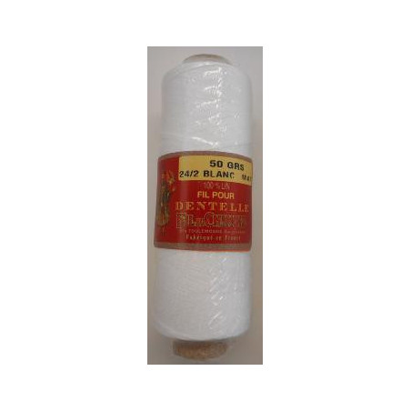 Lin 24/2 blanc 600 m