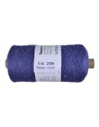 Soie Tussah bleu jean 2530