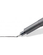 Etui feutres pigment liner Staedtler noir x 6