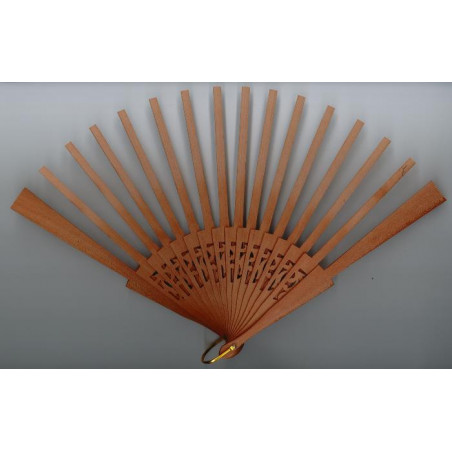 Eventail 10.5 x 23 cm poirier ajouré