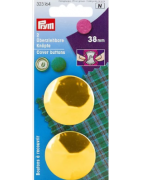 Boutons à recouvrir, Ø 38 mm, 2 pièces