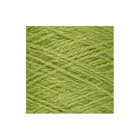Soie Tussah vert citron 2573