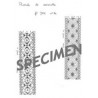 Planche Dentelle pour Rond de Serviette ou règle (modèle à préciser)