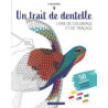 Un trait de dentelle, livre de coloriage et de traçage