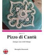 Antique rose with Foliage- Pizzo di Cantù Issue n°5