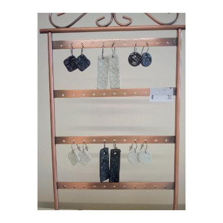 Boucle d'oreilles porcelaine Entre Terres