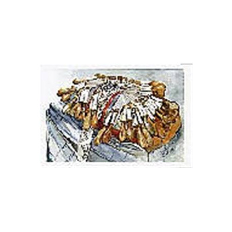 Carte postale PASTRE  aquarelle 