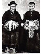 Carte postale PASTRE noire et blanc