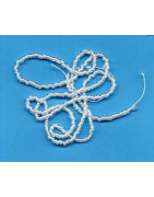 Perles lunéville   Blanc Mat  03050