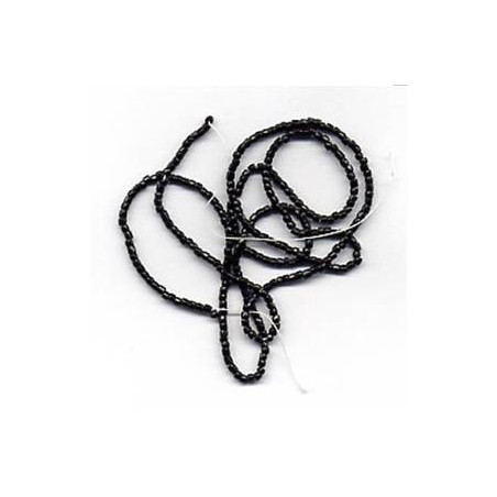 Perles lunéville   noire 