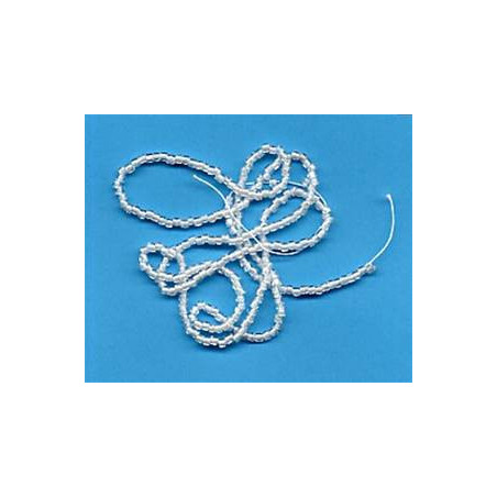 Perles lunéville   blanche 