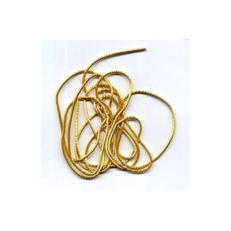 Cannetille or mi-fin verni frisée brillante n°7 (1.20 mm)