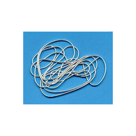 Cannetille argent mi fin verni unie mate n°4 (0.90 mm)