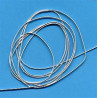 Cannetille argent mi fin verni unie brillante n°4 (0.90 mm)
