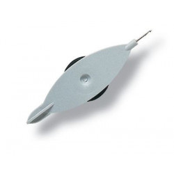 Navette pour ouvrage de frivolité avec crochet et canette intégrée