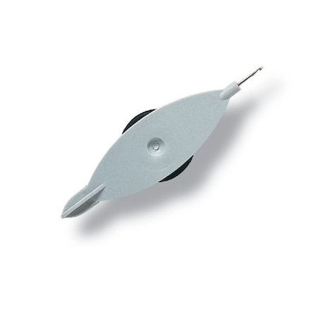 Navette pour ouvrage de frivolité avec crochet et canette intégrée