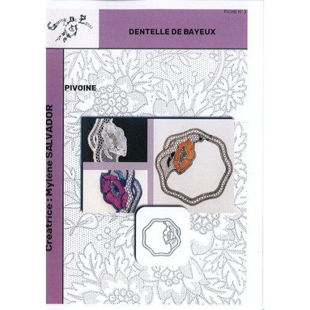 Fiche n°3 Dentelle Bayeux Pivoine