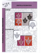 Fiche n°1 Dentelle Bayeux Cerise - Clocheton