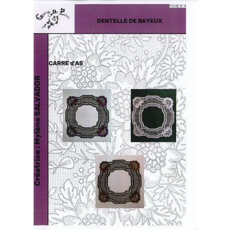 Fiche n°8 Dentelle Bayeux Carré d'as