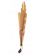 Monture d'éventail  Art déco  poirier (184)