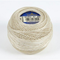 Coton cordonnet DMC n°20 écru