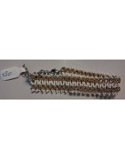 Bracelet doré et blanc