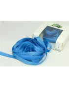 Rubans de soie - 4 mm - 3m - 133 Turquoise