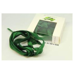 Rubans de soie - 4 mm - 3m - 1845 Vert