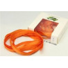 Rubans de soie - 4 mm - 3m - 612 Orange