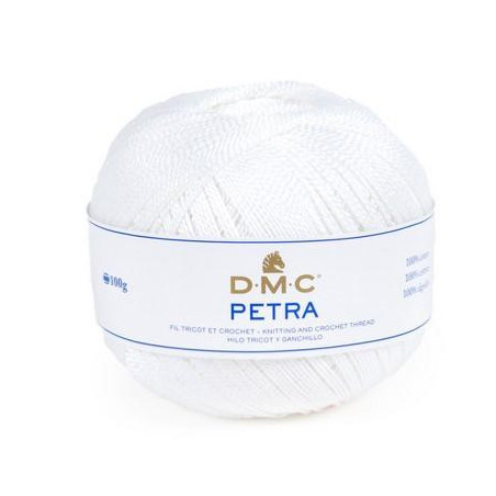 Cordonnet coton Petra n°5 blanc B5200