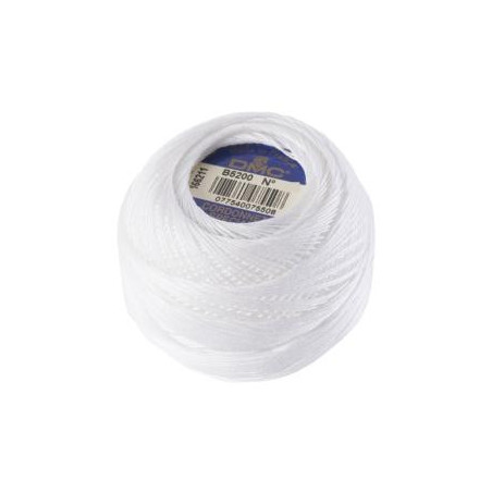 Coton cordonnet DMC n°20 blanc 5200